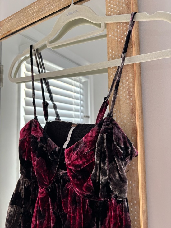 NWOT free people luna velvet romper - Picture 7 of 11